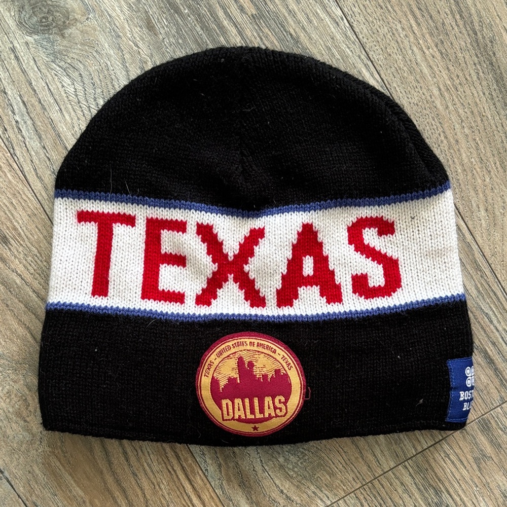 Texas Knit Beanie with Dallas Patch